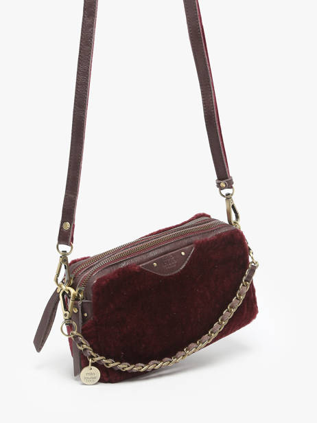 Cross Body Tas Vintage Leder Mila louise Bruin vintage 2367XFUC ander zicht 1